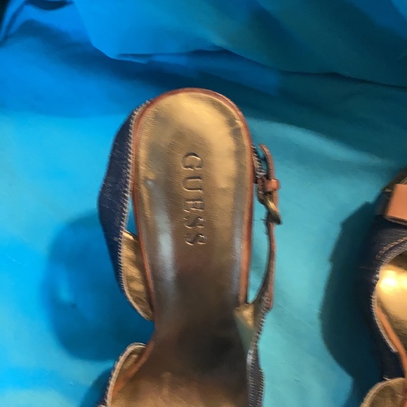 Guess denium wedge sandals - Picture 4 of 6